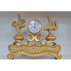 Часы большие настольные "Стамбул" золото