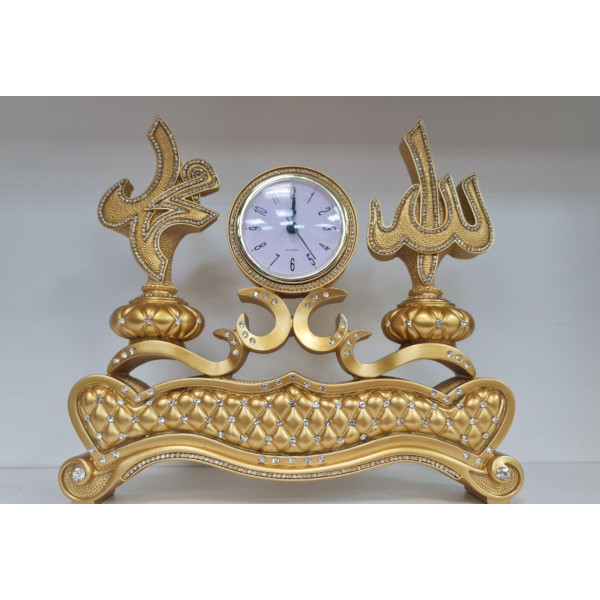 Часы большие настольные "Стамбул" золото