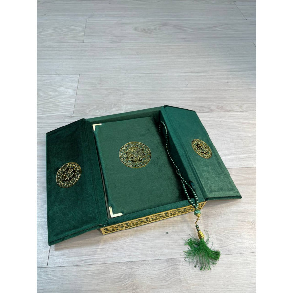 Коран подарочный в зеленой шкатулке